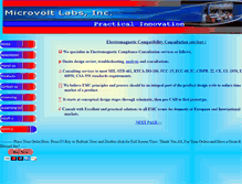 Tablet Screenshot of microvolt.com